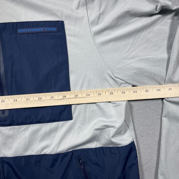 Southern Tide Performance Jacket Mens Size XL Sea Foam Full Zip Lightweight - Picture 6 of 13
